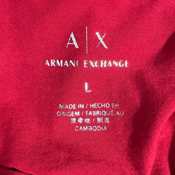 Armani Exchange Long Sleeve Sequin Tee [555] - Picture 5 of 9